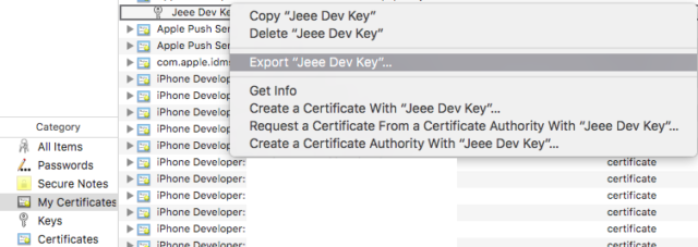 Certificate_iOS_Export_Key